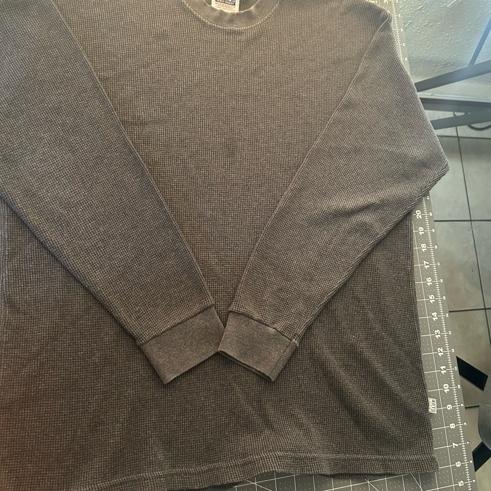 Men's Premium Long Sleeve Charcoal Tee